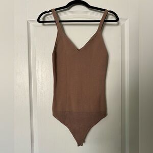 Ribbed Knit Bodysuit - Abercrombie & Fitch